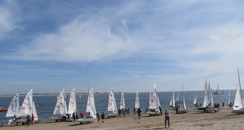 420 UK Nationals at Hayling Island day 1 photo copyright Jennie Clark taken at Hayling Island Sailing Club and featuring the 420 class