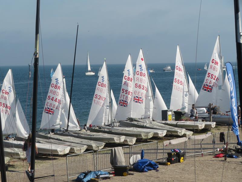 420 UK Nationals at Hayling Island day 2 photo copyright Jennie Clark taken at Hayling Island Sailing Club and featuring the 420 class