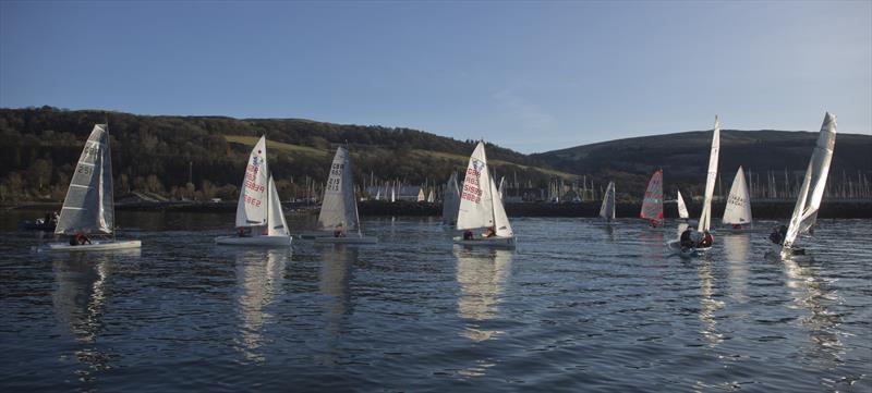 Harken Winter Series at Largs Sailing Club photo copyright Marc Turner / www.pfmpictures.co.uk taken at Largs Sailing Club and featuring the 420 class