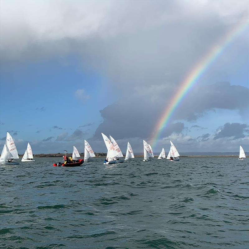 Itchenor 420 Christmas Regatta photo copyright Demelza Farrer taken at Itchenor Sailing Club and featuring the 420 class