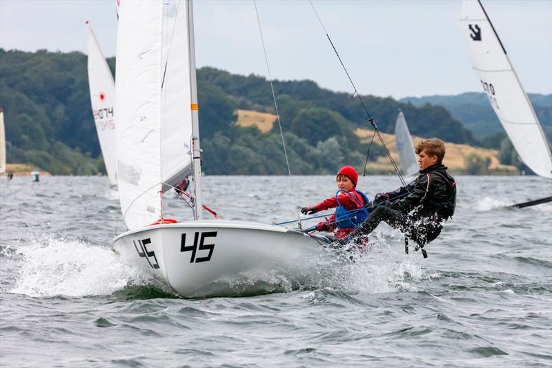 420s at the Tiger Trophy 2021 photo copyright Tim Olin / www.olinphoto.co.uk taken at Rutland Sailing Club and featuring the 420 class