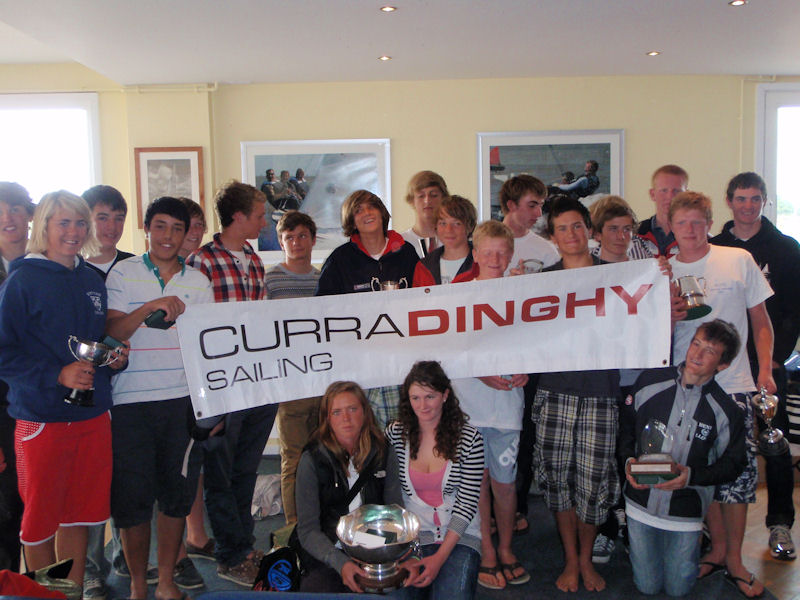 Prize winners at the 420 nationals held at Brightlingsea photo copyright Lesley Foskett taken at Brightlingsea Sailing Club and featuring the 420 class