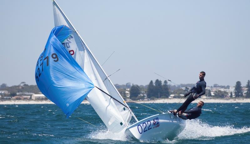 Albert Torres and Francisco Mulet (ESP-52779) – 420 World Championship photo copyright Bernie Kaaks taken at Fremantle Sailing Club and featuring the 420 class