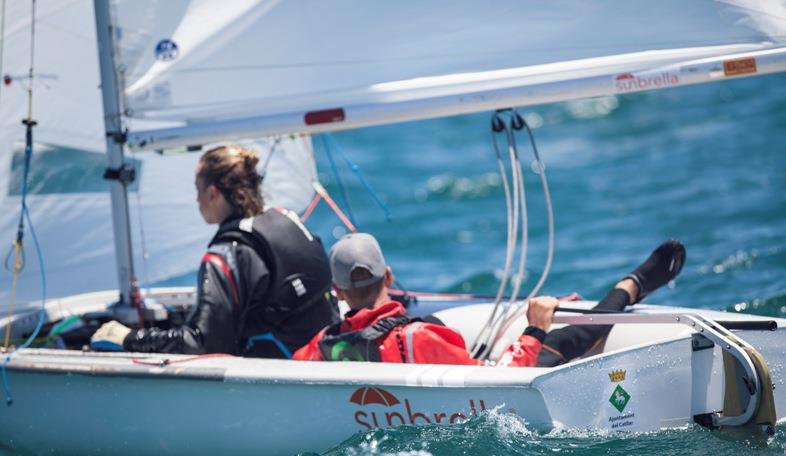 Lluc Reverté and Joan Vila (ESP-54984) – 420 World Championship photo copyright Bernie Kaaks taken at Fremantle Sailing Club and featuring the 420 class