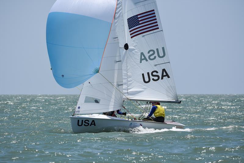 USA - 420 - Youth World Sailing Championships, July 2018, Corpus Christi, Texas photo copyright James Tomlinson / / World Sailing taken at  and featuring the 420 class