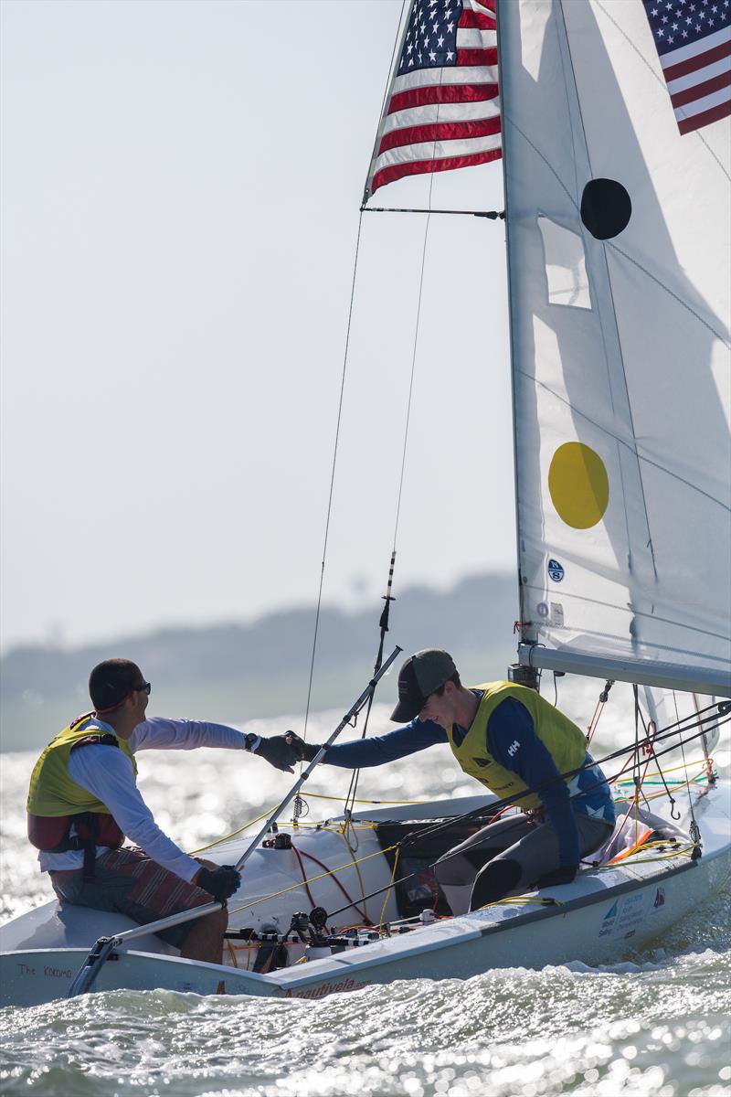Mens 420 - USA - Youth World Sailing Championships, July 2018, Corpus Christi, Texas photo copyright Jen Edney / World Sailing taken at  and featuring the 420 class