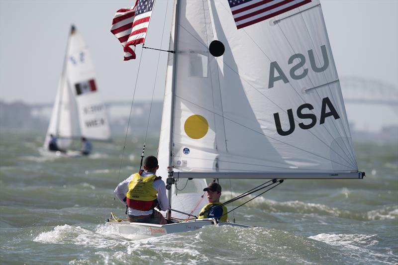 Mens 420 - USA -Youth World Sailing Championships, July 2018, Corpus Christi, Texas photo copyright Jen Edney / World Sailing taken at  and featuring the 420 class
