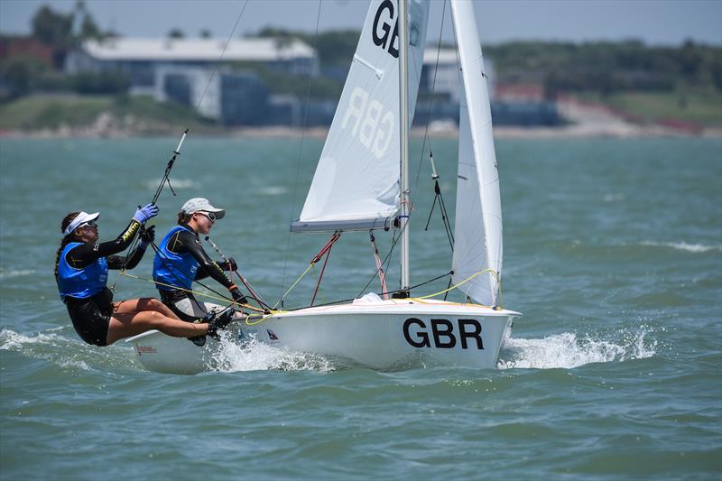 Heathcote and Boyle - 2018 Youth Sailing World Championships photo copyright James Tomlinson / / World Sailing taken at  and featuring the 420 class