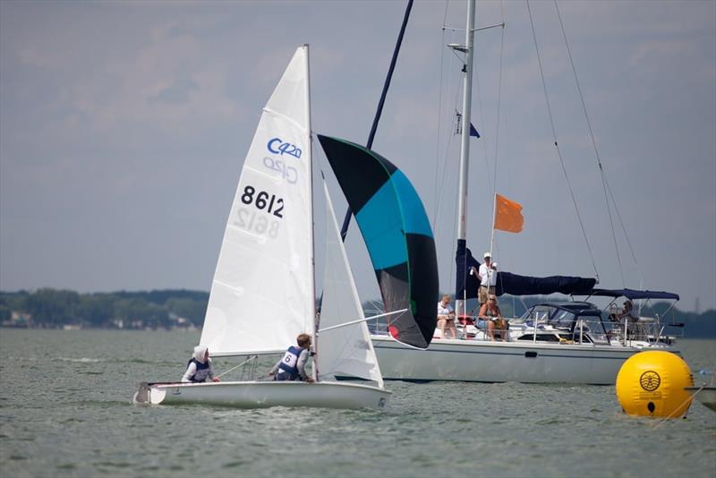 2018 Chubb U.S. Junior Sailing Championships photo copyright Matthew Cohen taken at North Cape Yacht Club and featuring the 420 class