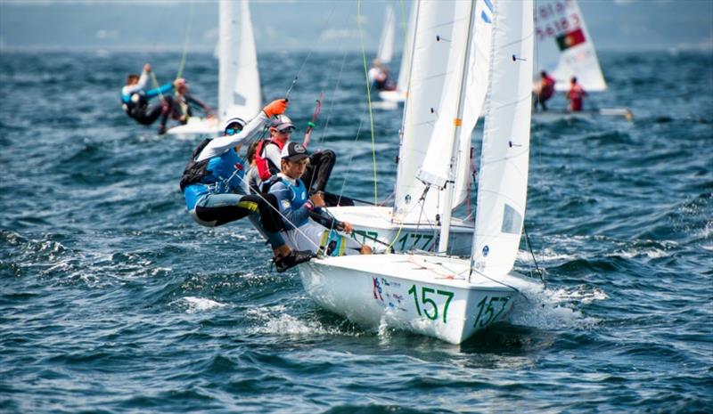 Odysseas Spanakis and Konstantinos Mixalopoulos (GRE) - 3rd in U17 on race day 5 photo copyright Cate Brown / 420 Class taken at  and featuring the 420 class