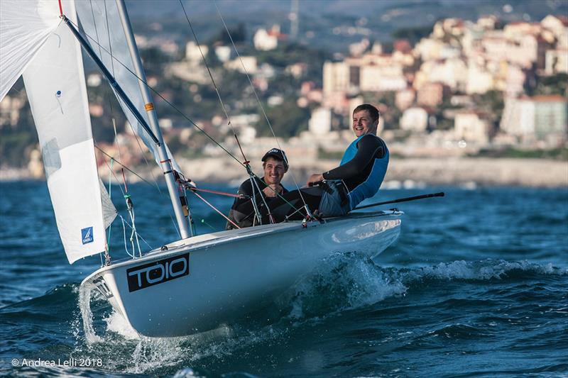 2018 Imperia Winter Regatta photo copyright Andrea Lelli taken at Yacht Club Imperia and featuring the 420 class