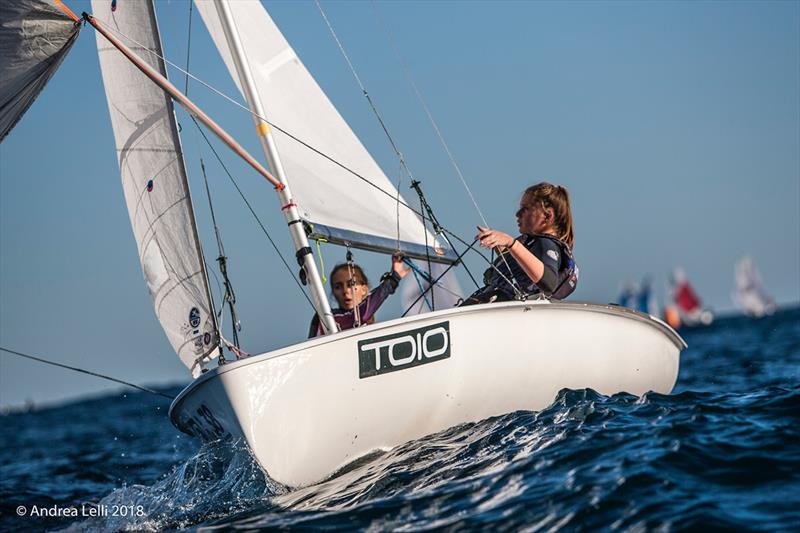 2018 Imperia Winter Regatta photo copyright Andrea Lelli taken at Yacht Club Imperia and featuring the 420 class