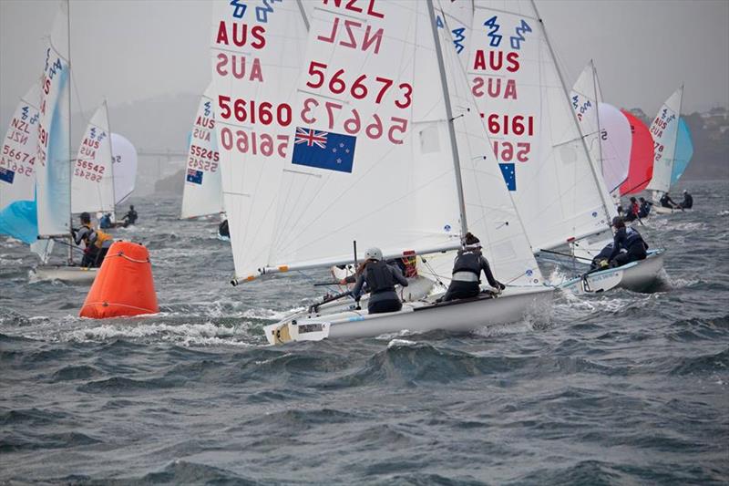 A fleet of 26 double-handed 420 will be contesting the Australian Sailing Youth Championships 2019 photo copyright Penny Conacher taken at Royal Yacht Club of Tasmania and featuring the 420 class