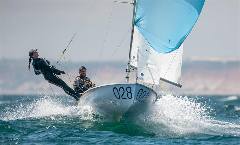 Onan Barreiros/Ana Santana (ESP) - 2019 420 World Championship photo copyright Osga - João Ferreir taken at Vilamoura Sailing and featuring the 420 class