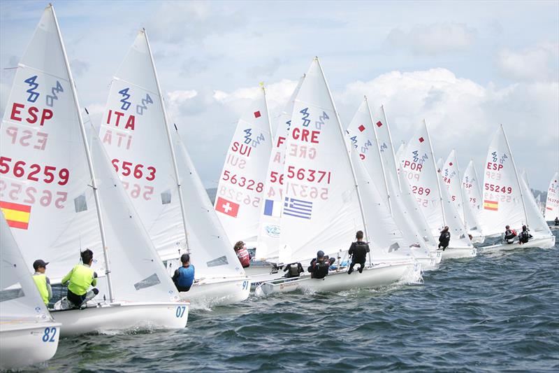 420 Class racing on day 2 - 420 Junior European Championship 2019 photo copyright Event Media taken at  and featuring the 420 class