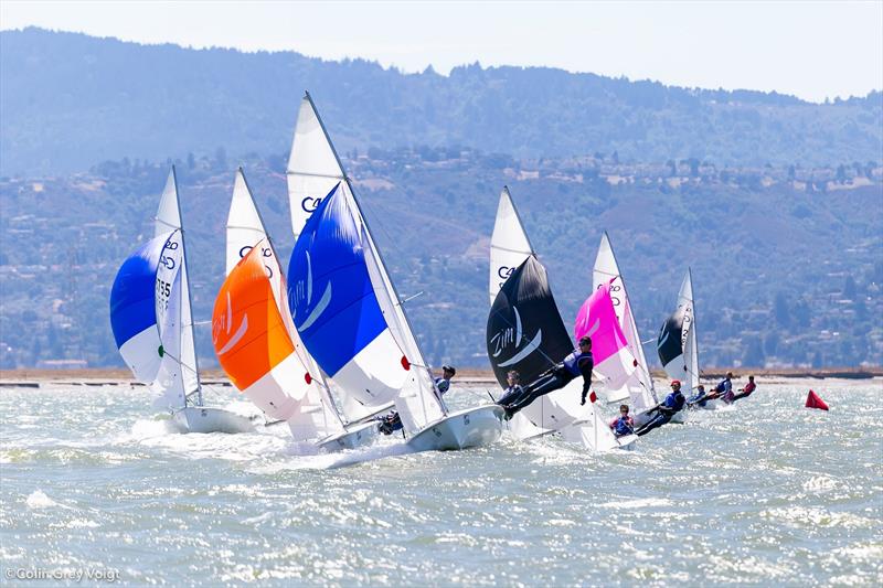 2019 Chubb U.S. Junior Sailing Championships - Redwood City photo copyright Colin Grey Voigt taken at  and featuring the 420 class
