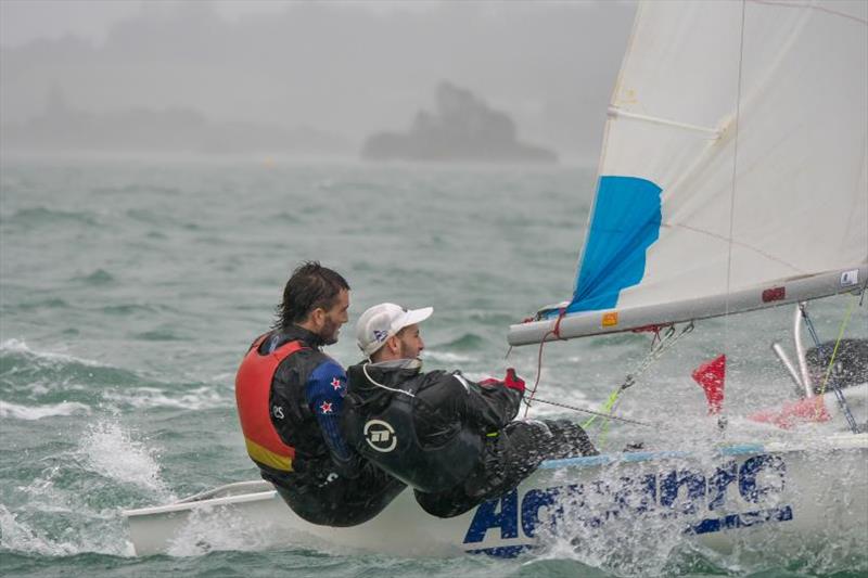 Blair Tuke sailed with his brother Jesse in an all-Kerikeri team - New Zealand Open Teams Racing National Championships photo copyright Bruce Carter taken at Yachting New Zealand and featuring the 420 class