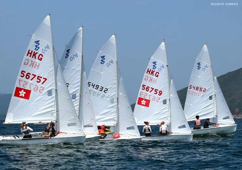Duncan Gregor and Julia Jacobsen nail the start - 2020 Open Dinghy Regatta, Day 2 photo copyright Fragrant Harbour taken at Hebe Haven Yacht Club and featuring the 420 class