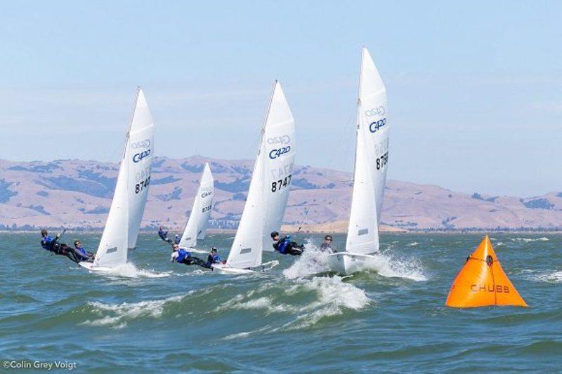 Chubb U.S. Junior Sailing Championships photo copyright Colin Grey taken at Eastern Yacht Club, Massachusetts and featuring the 420 class