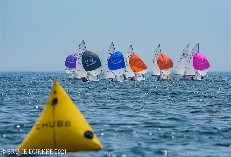 2021 Chubb U.S. Junior Sailing Championships photo copyright Bruce Durkee taken at  and featuring the 420 class