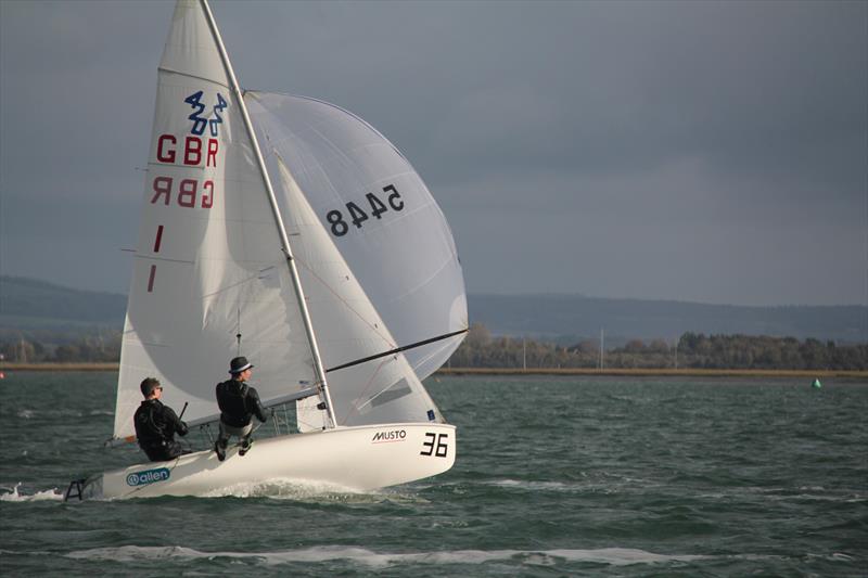 420 GP2 at Itchenor photo copyright Jon Cawthorne taken at Itchenor Sailing Club and featuring the 420 class