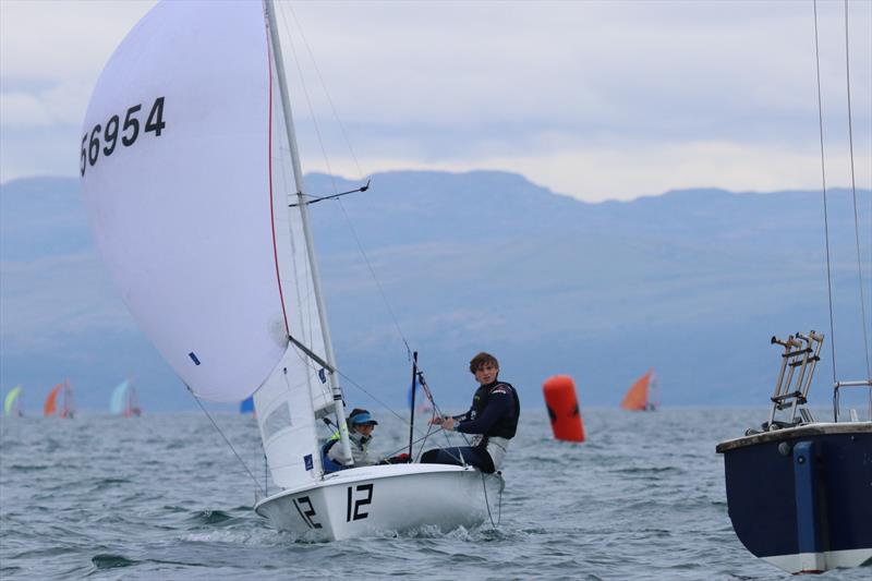 420 class racing at the RYA Youth Nationals photo copyright Jon Cawthorne taken at Plas Heli Welsh National Sailing Academy and featuring the 420 class