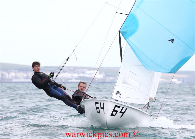 420s at Shoreham photo copyright Warwick Baker / www.warwickpics.com taken at Shoreham Sailing Club and featuring the 420 class