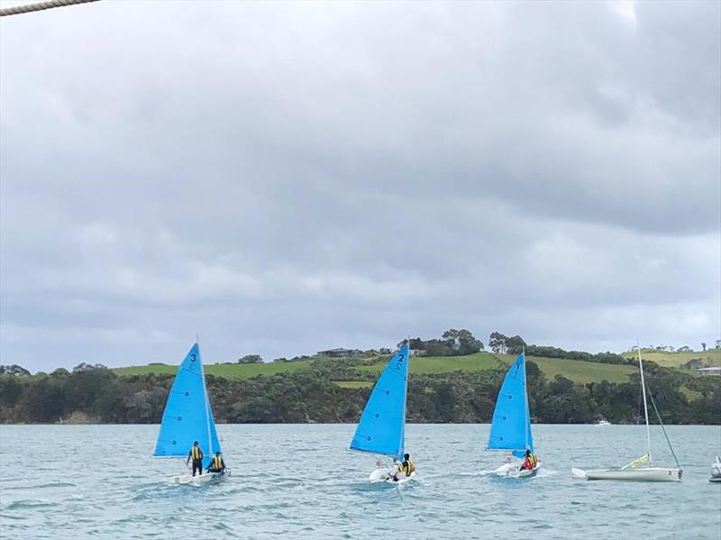 2022 NZ Schools Match Racing Championships - Algies Bay - October 2022 photo copyright NZSMR taken at Takapuna Boating Club and featuring the 420 class