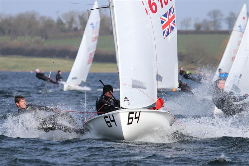 Will Bailey and Matthew Rayner during the British 420 Inlands at Rutland photo copyright Jon Cawthorne taken at Rutland Sailing Club and featuring the 420 class