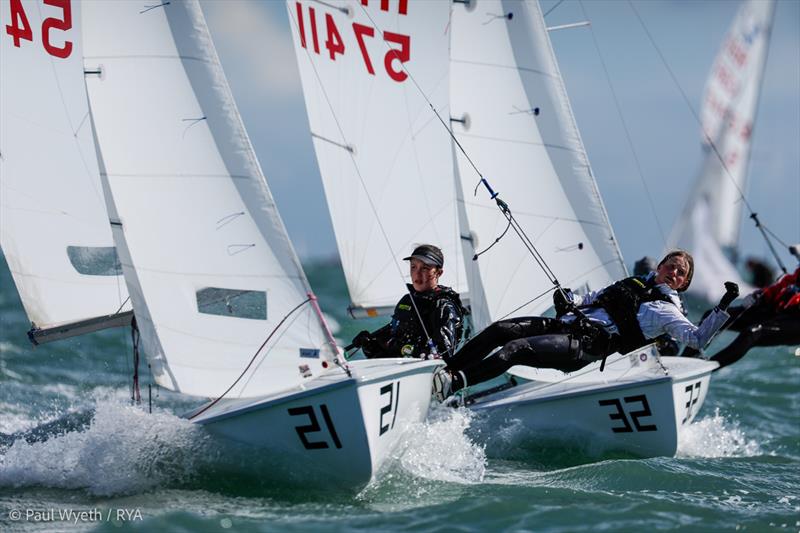 2023 RYA Youth National Championships at the WPNSA photo copyright Paul Wyeth / RYA taken at Weymouth & Portland Sailing Academy and featuring the 420 class