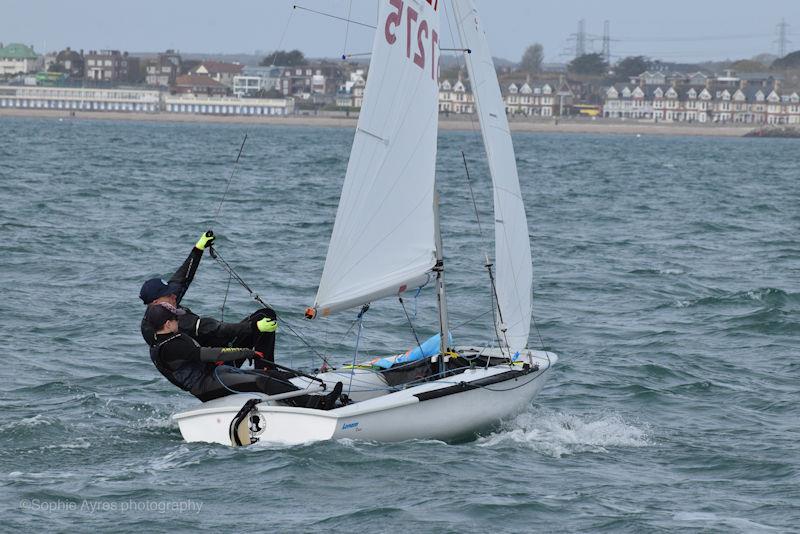 Harry George and Ralph Cawthorne during the 2023 RYA Youth National Championships at the WPNSA photo copyright Sophie Ayres photography taken at Weymouth & Portland Sailing Academy and featuring the 420 class