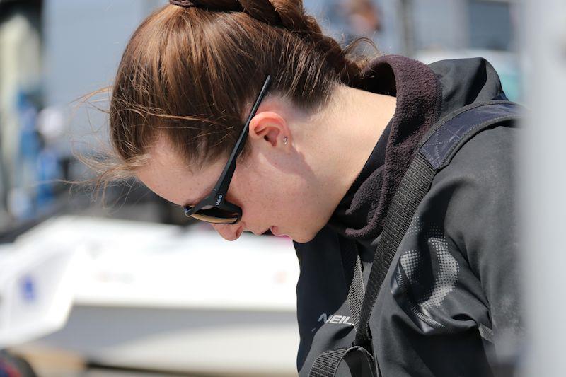 Vaikobi sponsor UK 420 class - sailors try out the new sunglasses - photo © Jon Cawthorne