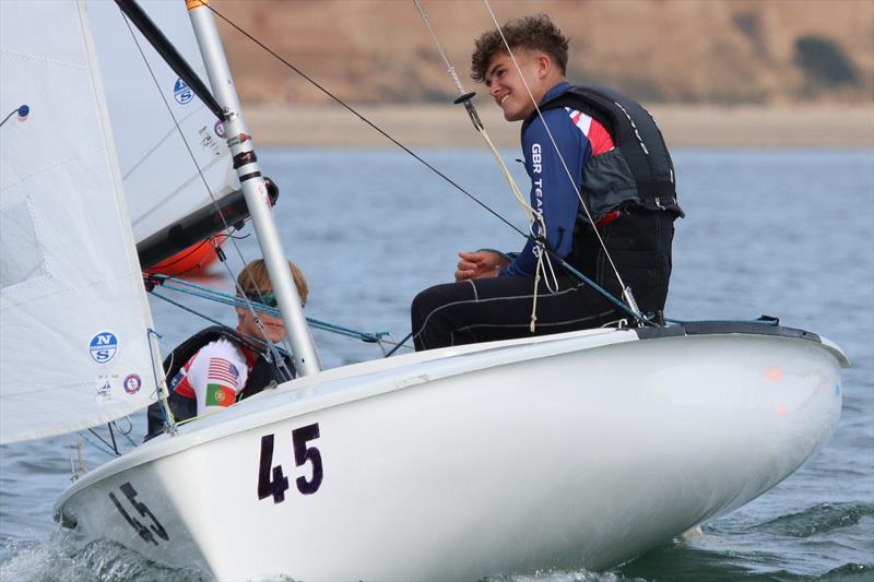 Harry George and Ralph Cawthorne  during 420 GP3 at Warsash - photo © Jon Cawthorne