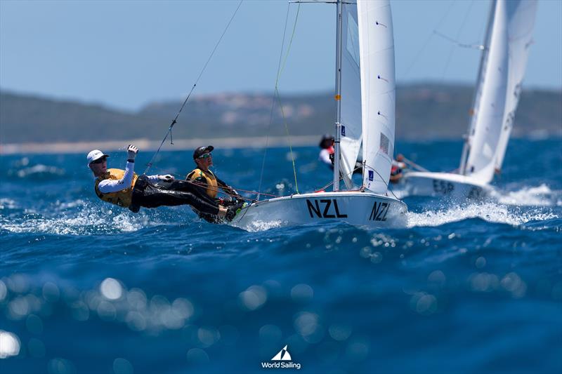 Boys 420 - Youth Sailing World Championships - December, 2023 - Buzios, Brazil photo copyright Gabriel Heusi / World Sailing taken at Iate Clube do Rio de Janeiro and featuring the 420 class