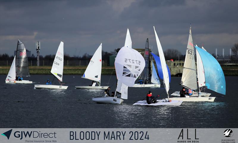 GJW Direct 48th Bloody Mary photo copyright Mark Jardine taken at Queen Mary Sailing Club and featuring the 420 class