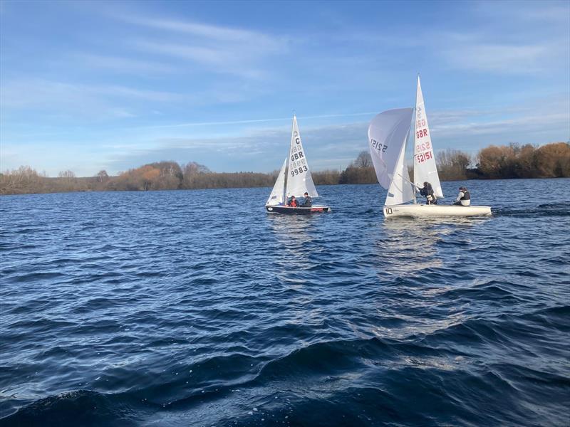 Alton Water Frostbite Series Day 4 photo copyright Archie Hainsworth taken at Alton Water Sports Centre and featuring the 420 class