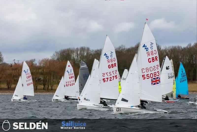 Tiger Trophy 2024, as part of the Seldén Sailjuice Winter Series photo copyright Tim Olin / www.olinphoto.co.uk taken at Rutland Sailing Club and featuring the 420 class
