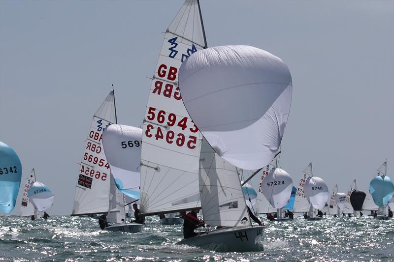 2024 RYA Youth National Championships photo copyright Jon Cawthorne taken at Weymouth & Portland Sailing Academy and featuring the 420 class