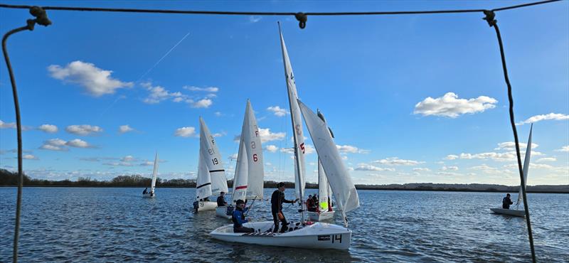 Bough Beech Sailing Club Youth Icicle Series photo copyright Sarah Seddon taken at Bough Beech Sailing Club and featuring the 420 class