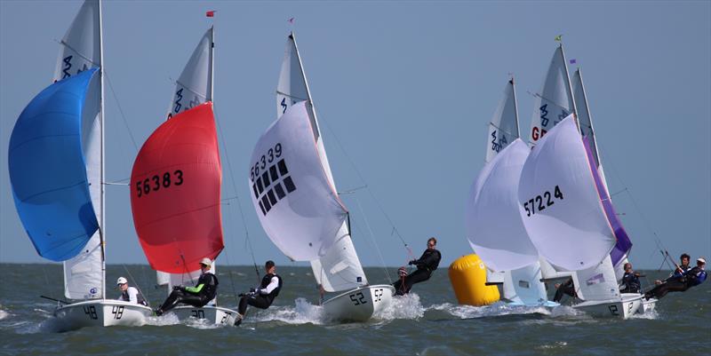 420 British Nationals at Felixstowe Ferry photo copyright Jon Cawthorne taken at Felixstowe Ferry Sailing Club and featuring the 420 class