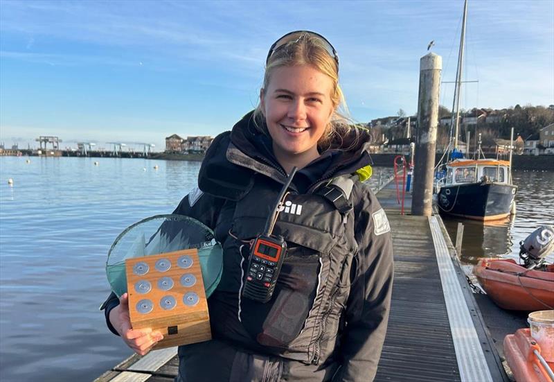 Welsh Young Sailor of the Year, Merle Nieuwland photo copyright RYA Cymru Wales taken at RYA Cymru-Wales and featuring the 420 class