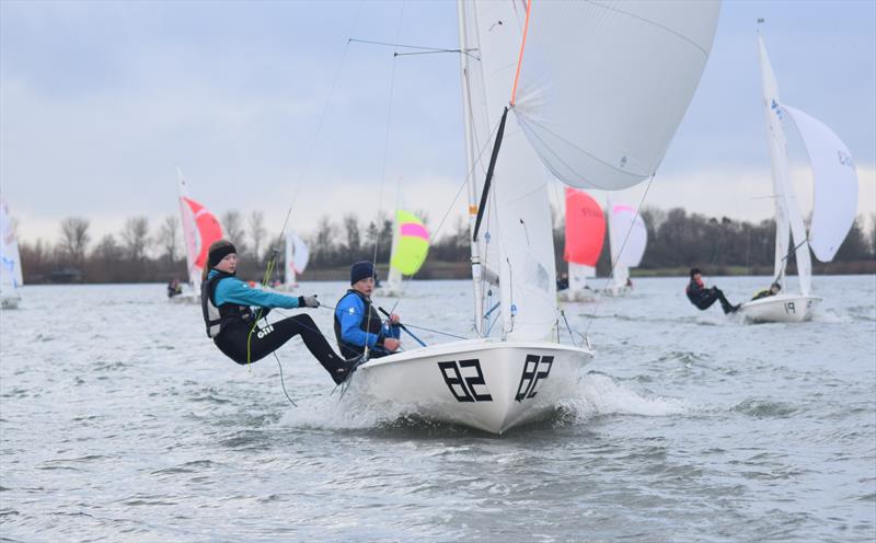 Gill Xtremity 420 Winter Championship 2026 photo copyright James Self taken at Draycote Water Sailing Club and featuring the 420 class