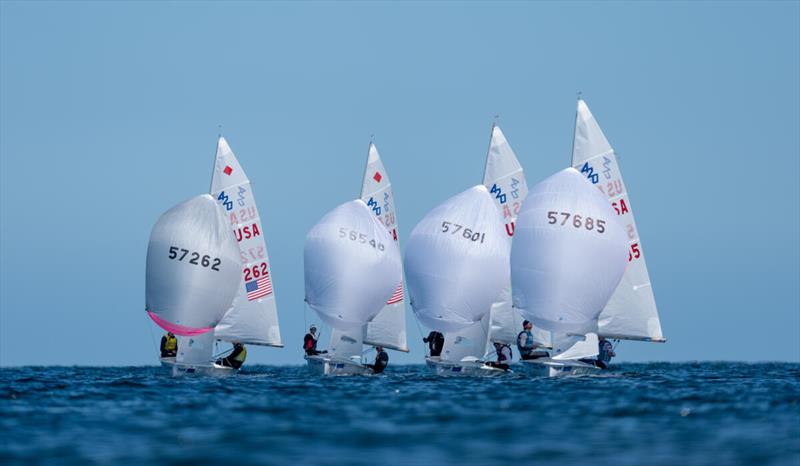 420 fleet at Kieler Woche 2026 photo copyright Sascha Klahn / Kieler Woche 2026 taken at Kieler Yacht Club and featuring the 420 class
