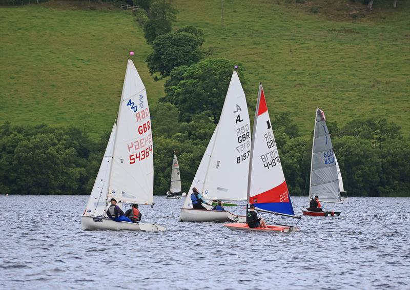 Bala Long Distance Race 2026 photo copyright John Hunter taken at Bala Sailing Club and featuring the 420 class
