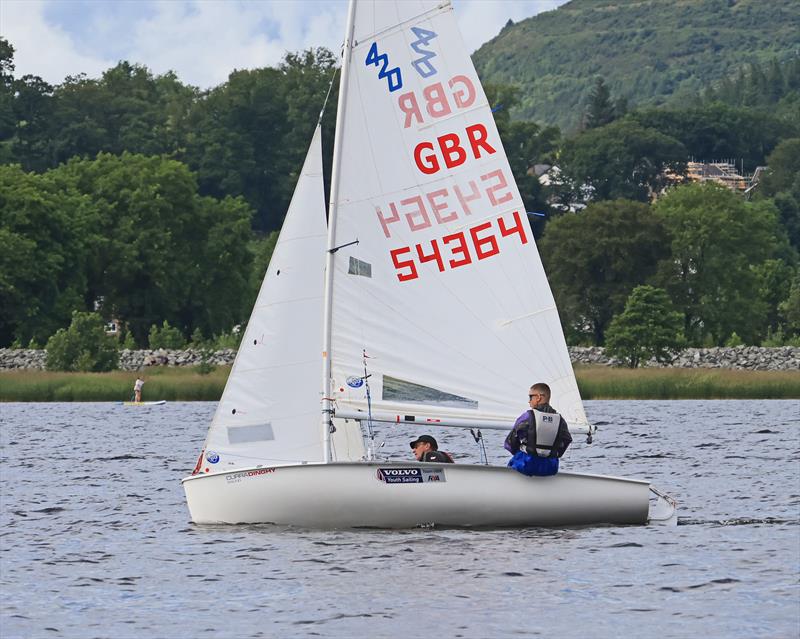 Bala Long Distance Race 2026 photo copyright John Hunter taken at Bala Sailing Club and featuring the 420 class