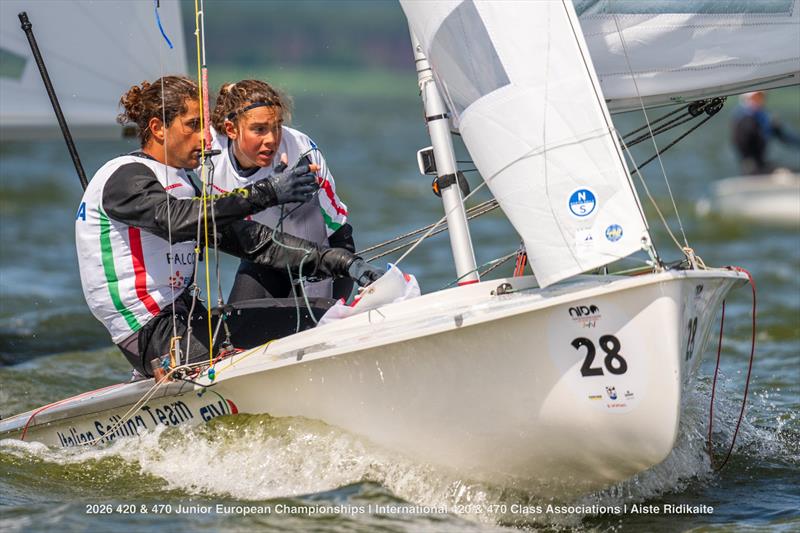 470 & 420 Junior European Championship at Nida, Lithuania - Day 3 - photo © Aiste Ridikaite / International 420 & 470 Class Associations