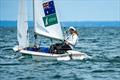 Australian Sailing Pathway athletes Ben Hinks and Fallon Katz &copy; Down Under Sail
