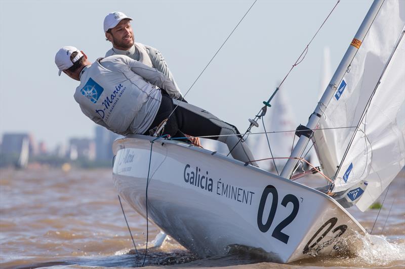 Sime Fantela/Igor Marenic (CRO83) on day 4 of the 470 Worlds in Argentina photo copyright Matiaz Capizzano taken at Club Náutico San Isidro and featuring the 470 class