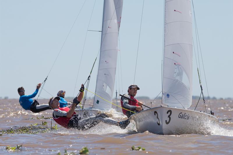 Mat Belcher/Will Ryan (AUS11) finish 3rd at the 470 Worlds in Argentina photo copyright Matiaz Capizzano taken at Club Náutico San Isidro and featuring the 470 class