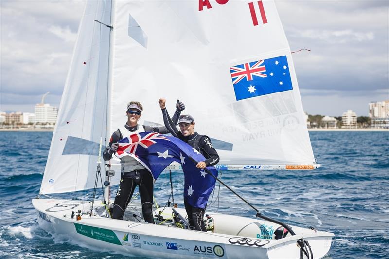 Mat Belcher & Will Ryan win the 470 class at the Trofeo Princesa Sofía IBEROSTAR - photo © Bernardi Bibiloni / Sofia